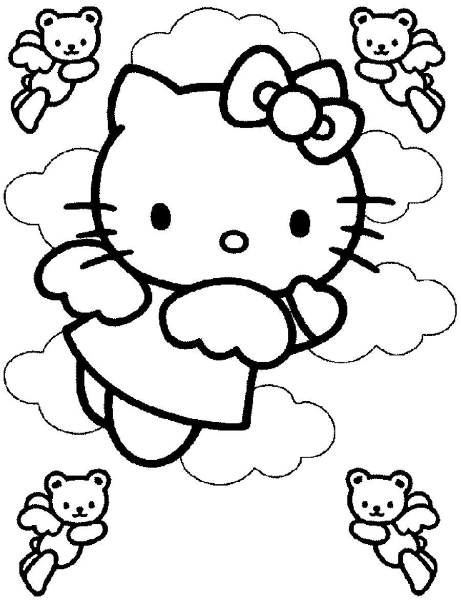 Imágenes de Hello Kitty para colorear - Hello Kitty - España